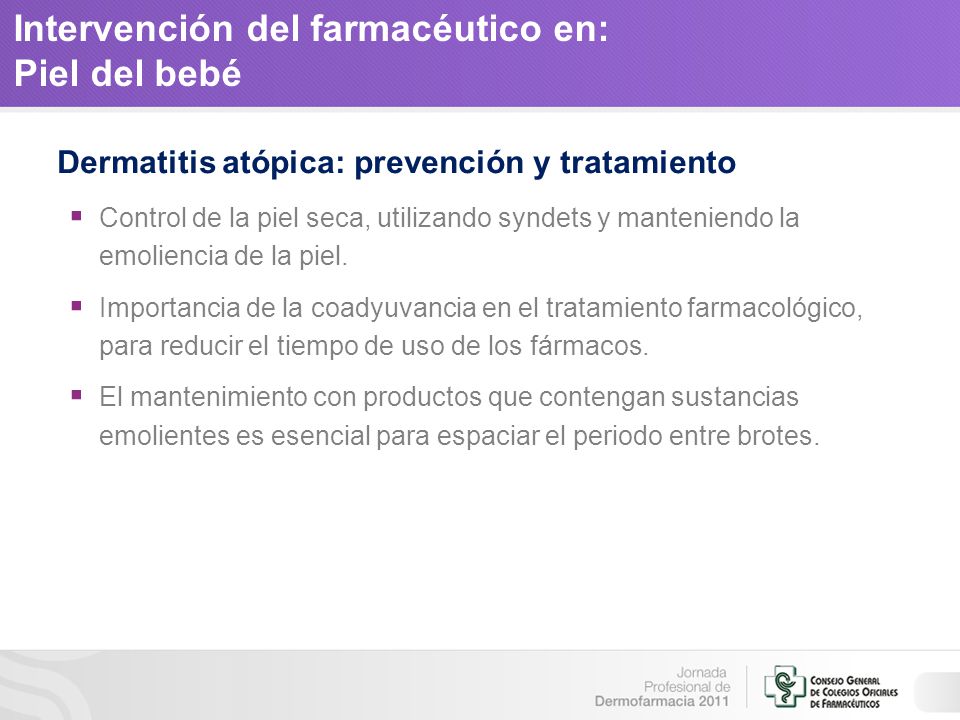 Intervención del farmacéutico en: Piel del bebé