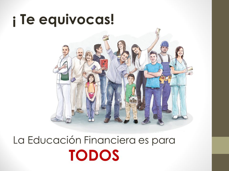 La Educación Financiera no sólo tiene que ver con inclusión.