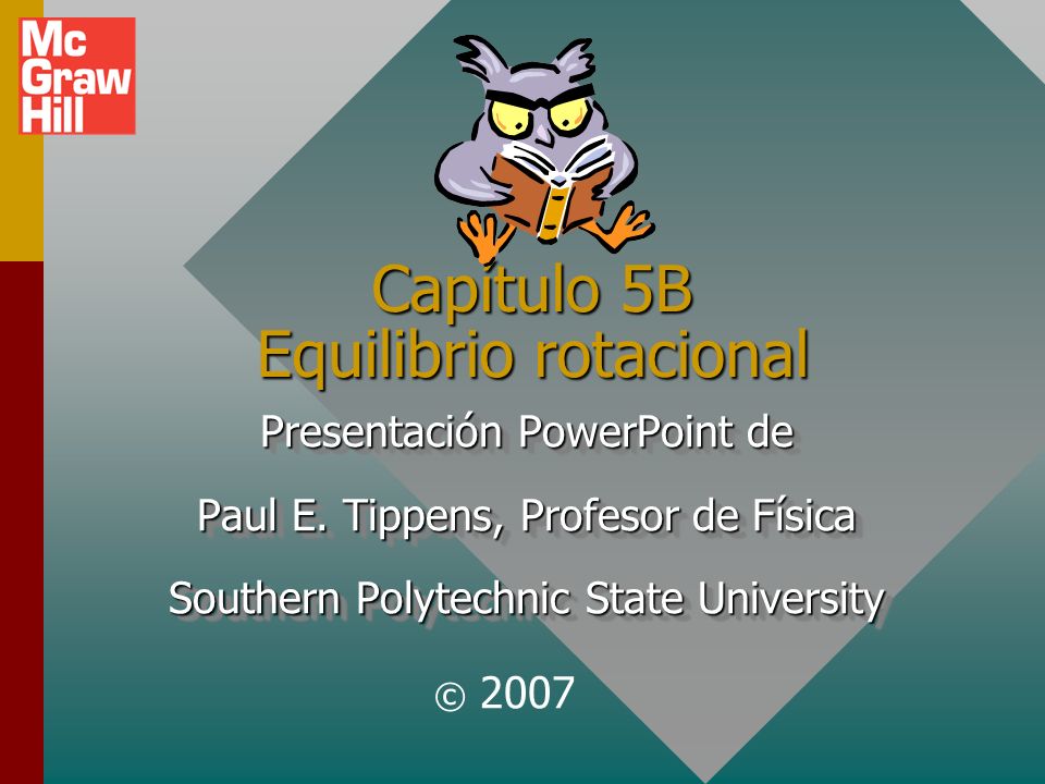 Capítulo 5B Equilibrio rotacional