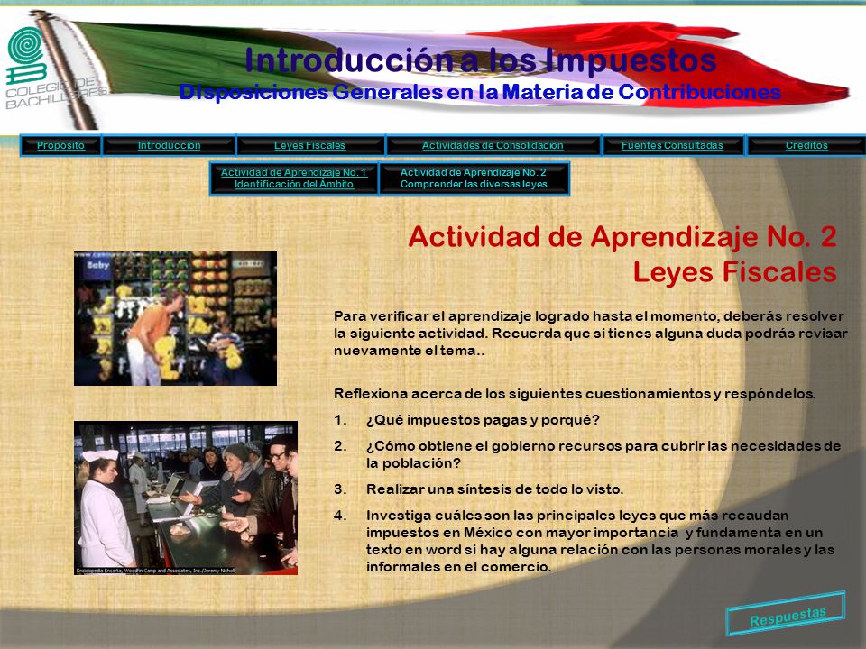 Introducción a los Impuestos Disposiciones Generales en la Materia de Contribuciones