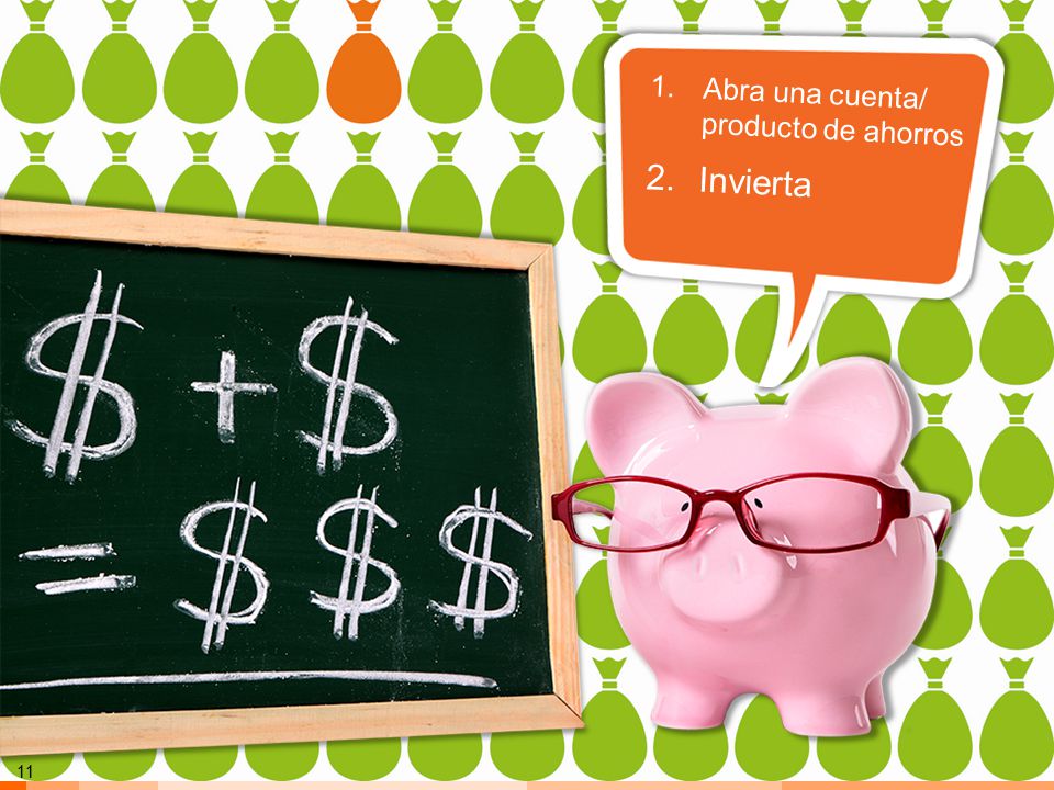 Invierta Abra una cuenta/ producto de ahorros Maneras de ahorrar