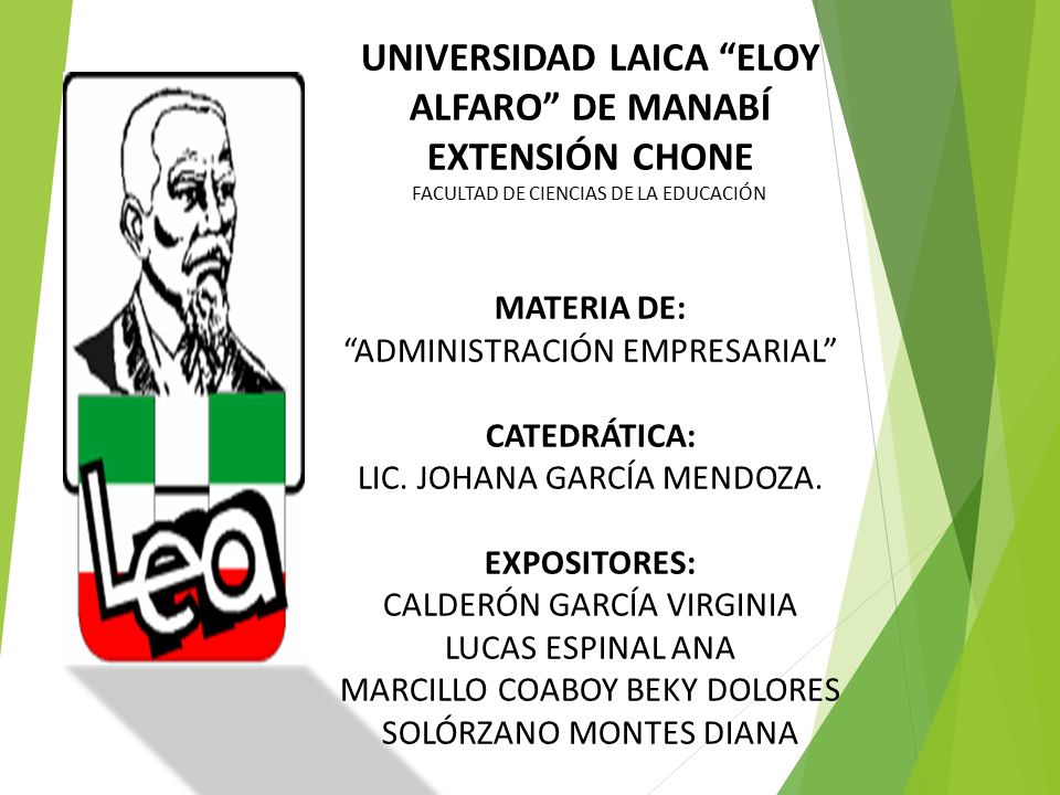 UNIVERSIDAD LAICA ELOY ALFARO DE MANABÍ EXTENSIÓN CHONE FACULTAD DE CIENCIAS DE LA EDUCACIÓN
