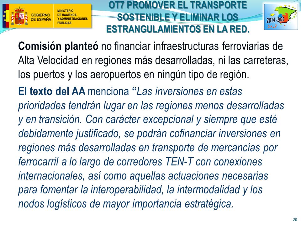 OT7 PROMOVER EL TRANSPORTE SOSTENIBLE Y ELIMINAR LOS ESTRANGULAMIENTOS EN la RED.