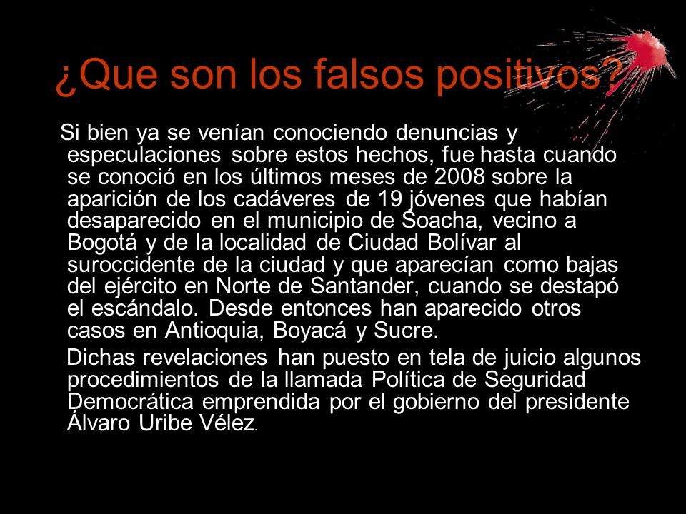 ¿Que son los falsos positivos