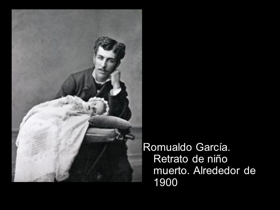 Romualdo García. Retrato de niño muerto. Alrededor de 1900