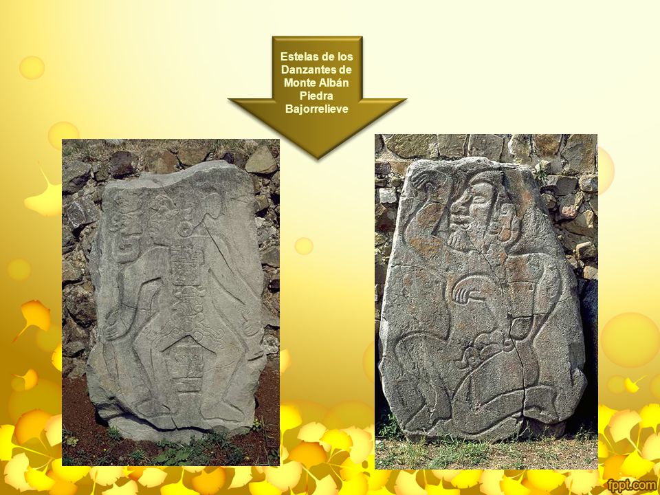 Estelas de los Danzantes de Monte Albán Piedra Bajorrelieve