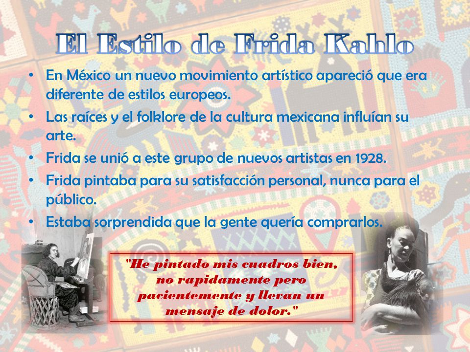 El Estilo de Frida Kahlo
