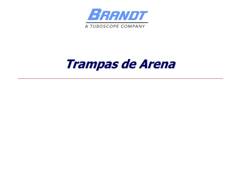 Trampas de Arena