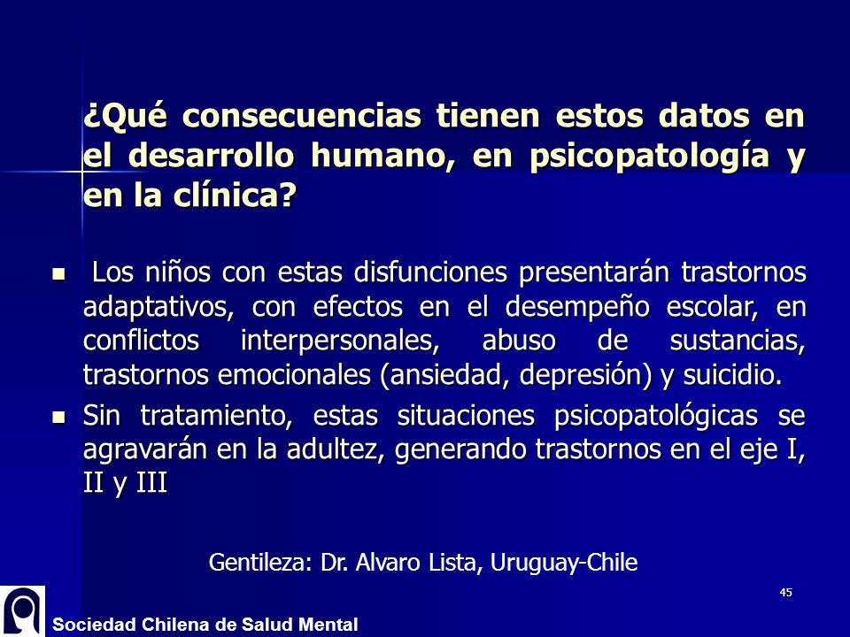 Dr. Raúl Riquelme Véjar Función Materna, sus Déficit y Consecuancias en Patologías Psiquiátricas.