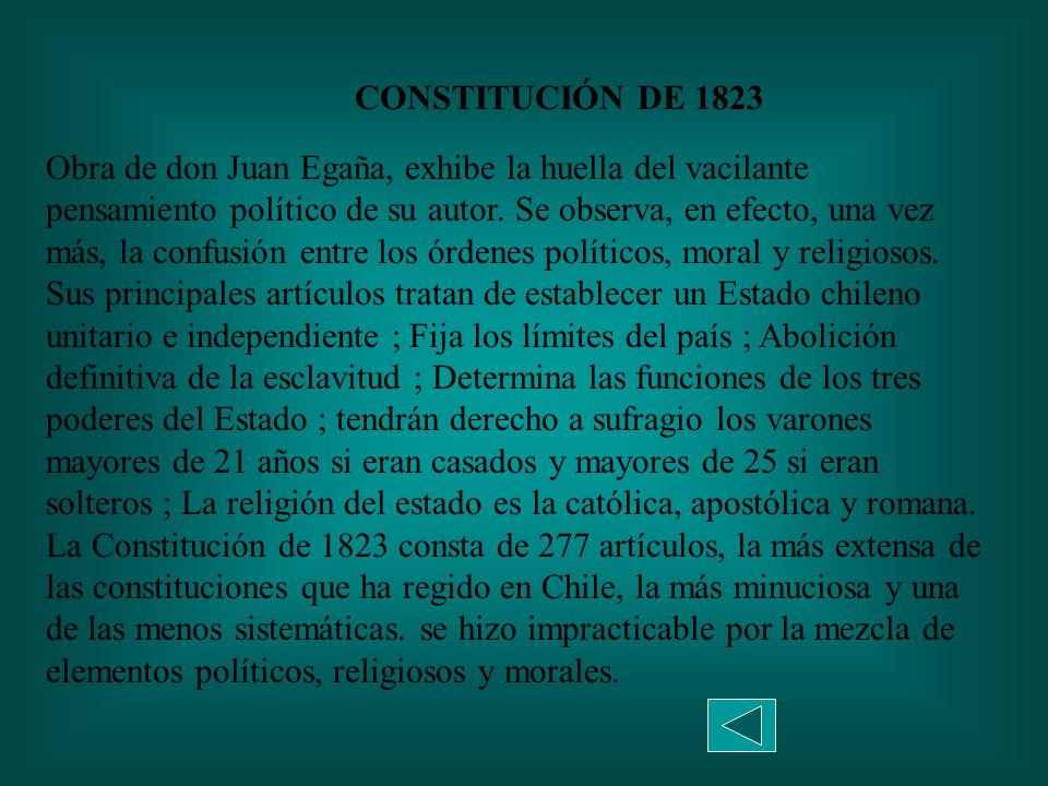 CONSTITUCIÓN DE 1823