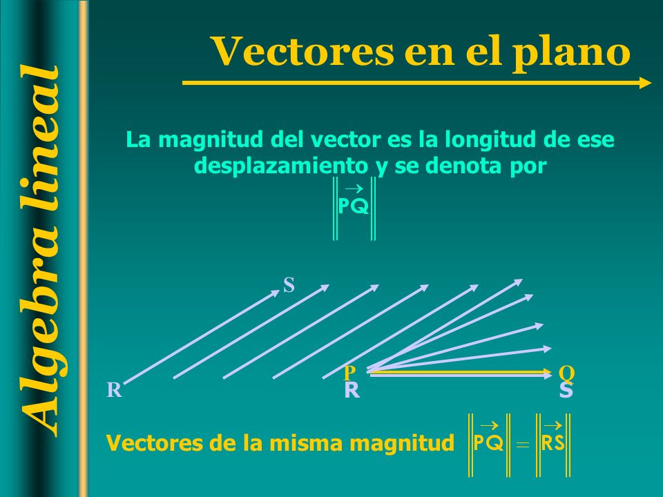 La magnitud del vector es la longitud de ese desplazamiento y se denota por