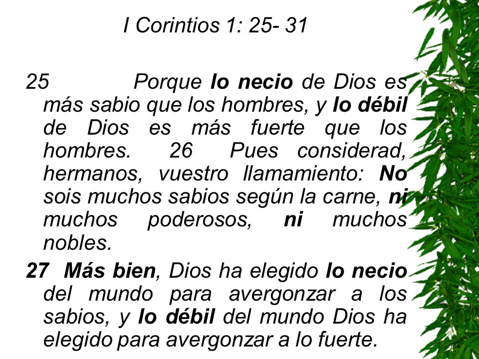 I Corintios 1: