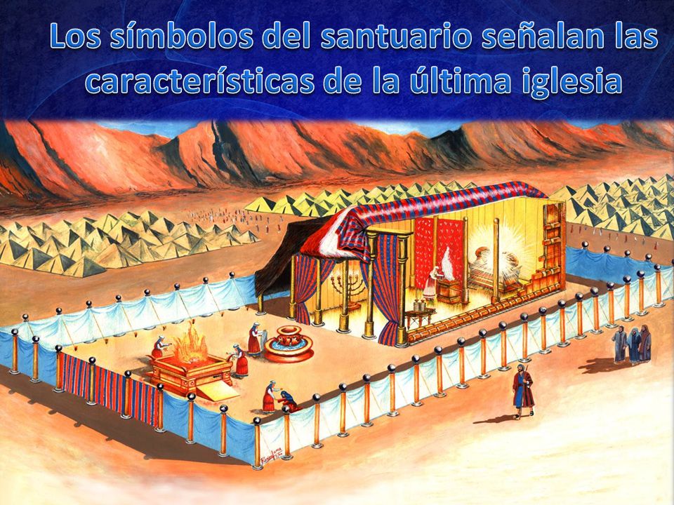 Los símbolos del santuario señalan las características de la última iglesia