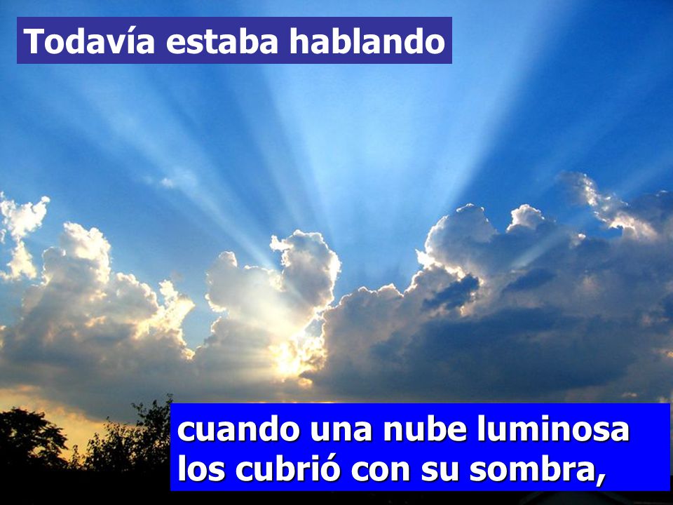 Todavía estaba hablando