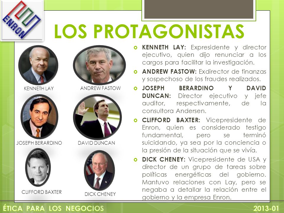 LOS PROTAGONISTAS ÉTICA PARA LOS NEGOCIOS