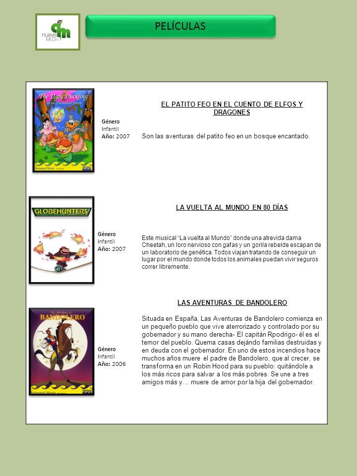 PELÍCULAS EL PATITO FEO EN EL CUENTO DE ELFOS Y DRAGONES