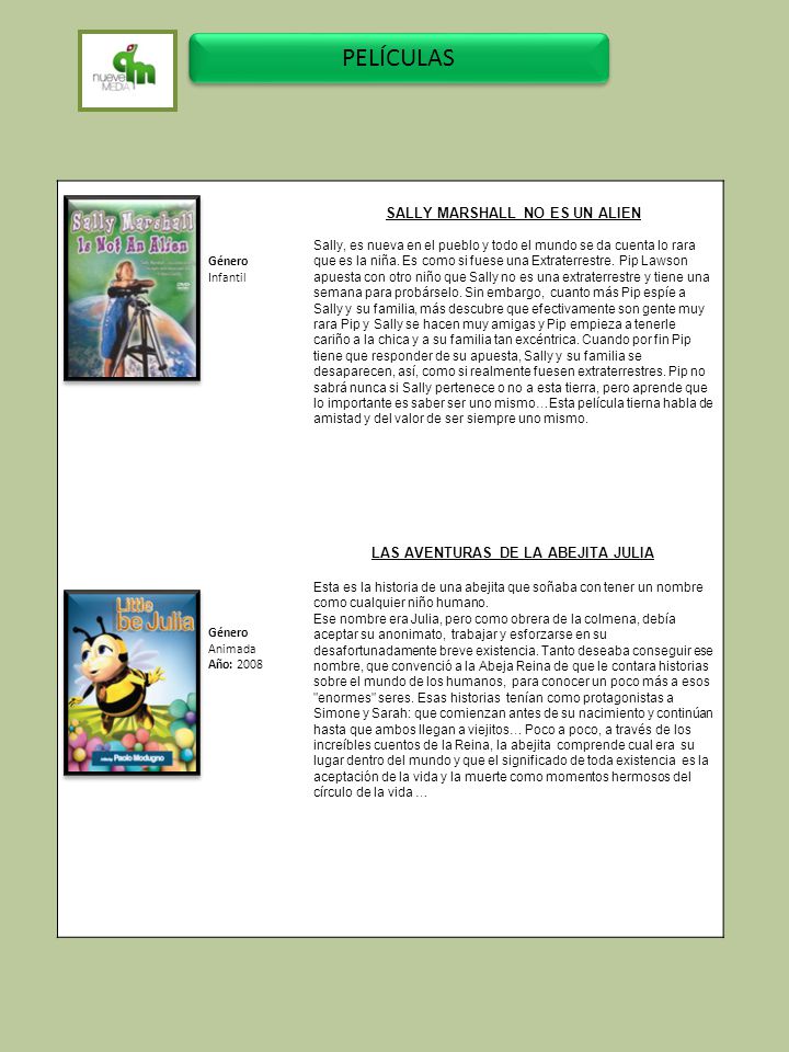 SALLY MARSHALL NO ES UN ALIEN LAS AVENTURAS DE LA ABEJITA JULIA