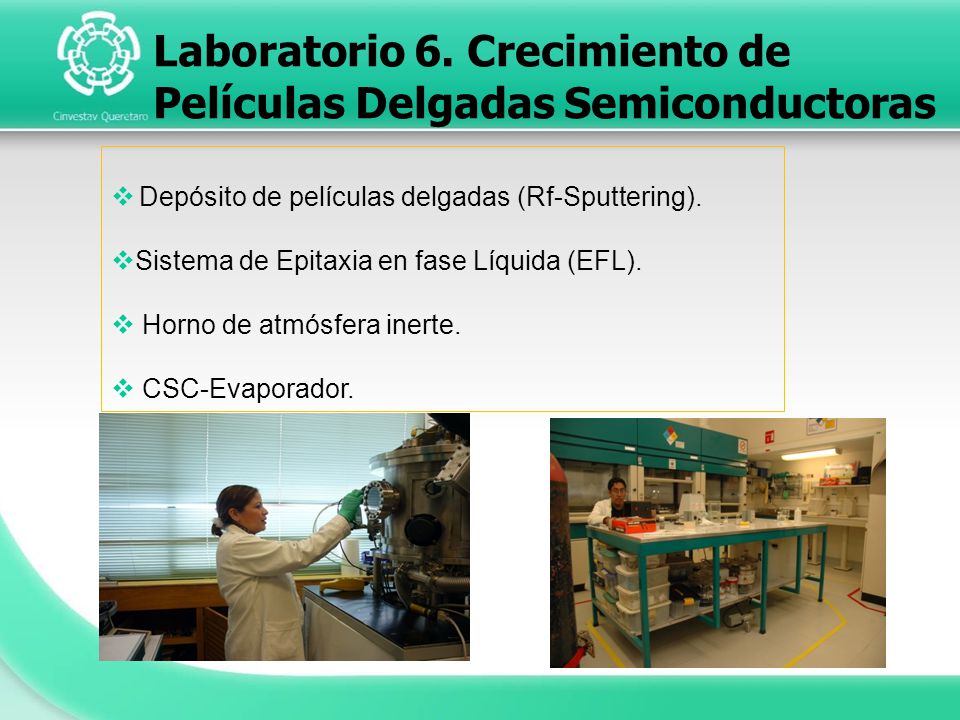 Laboratorio 6. Crecimiento de Películas Delgadas Semiconductoras