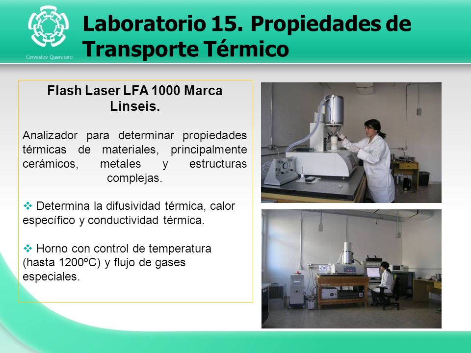 Flash Laser LFA 1000 Marca Linseis.