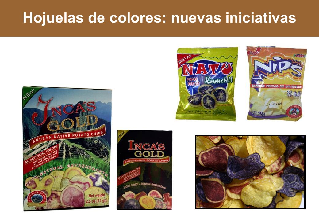 Hojuelas de colores: nuevas iniciativas