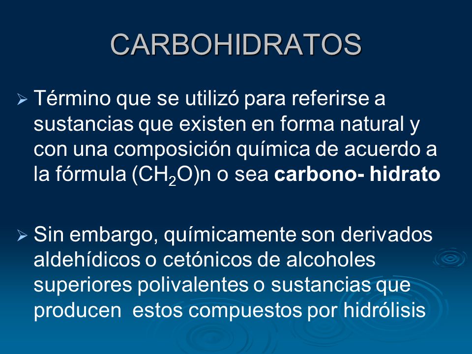 CARBOHIDRATOS