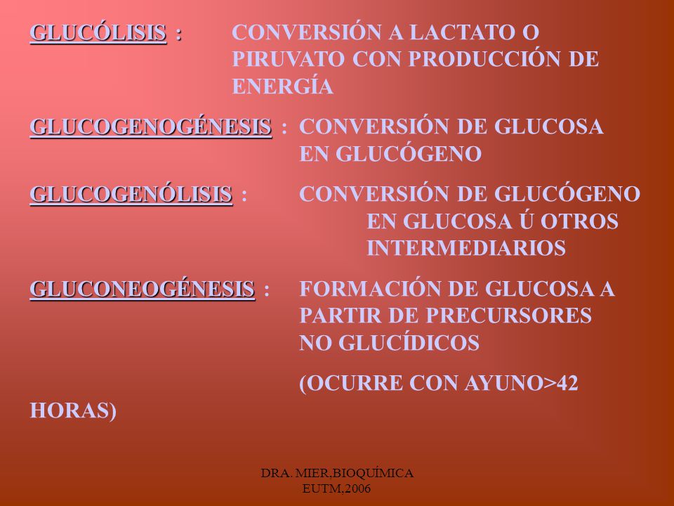 DRA. MIER,BIOQUÍMICA EUTM,2006