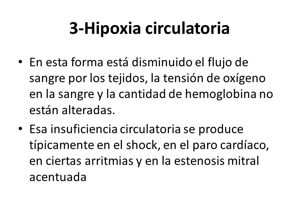3-Hipoxia circulatoria