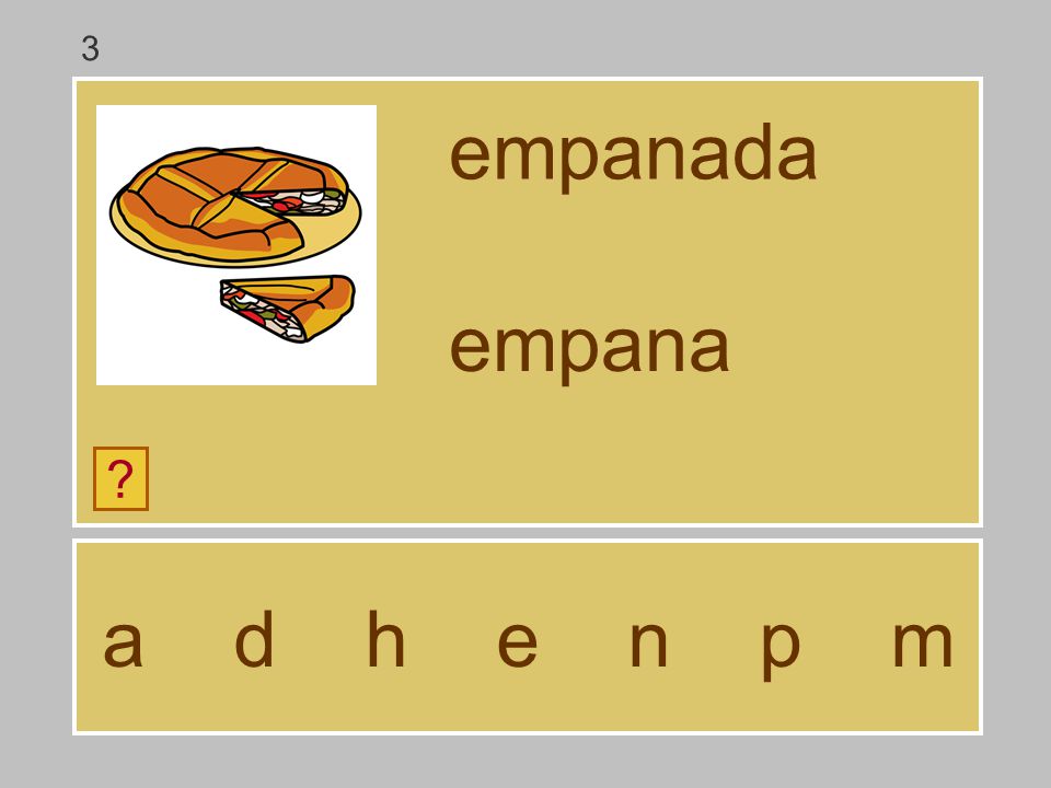 3 empanada empana a d h e n p m