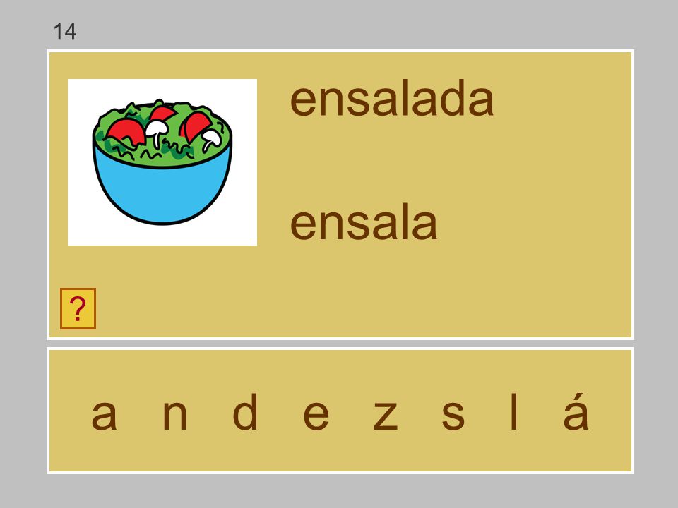 14 ensalada ensala a n d e z s l á
