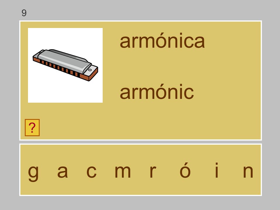 9 armónica armónic g a c m r ó i n