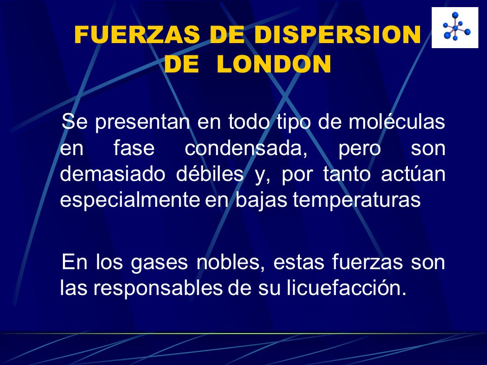 FUERZAS DE DISPERSION DE LONDON