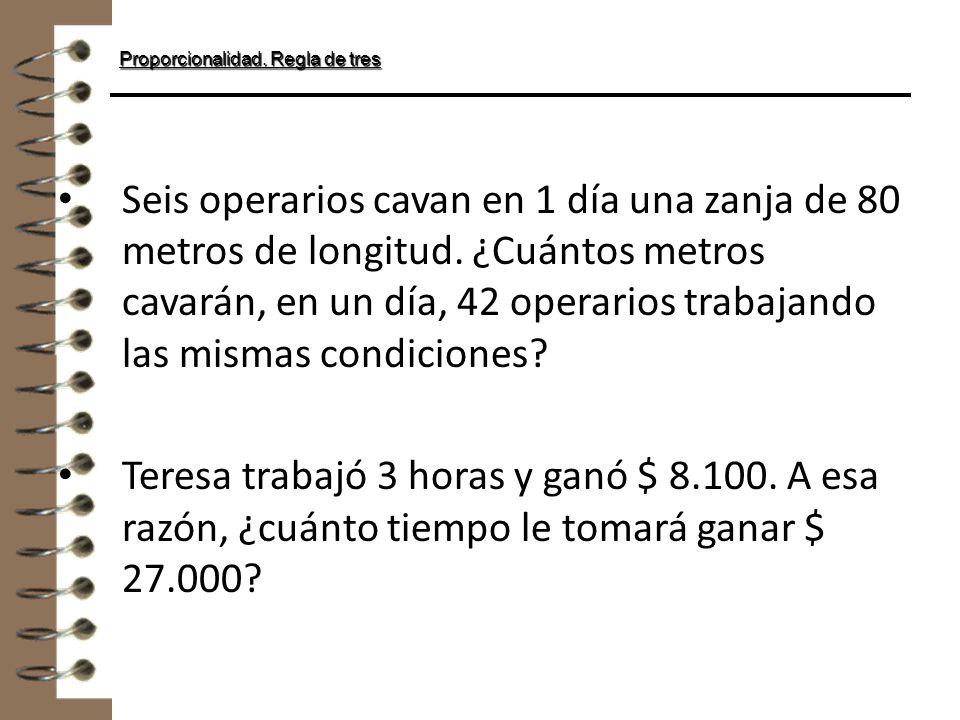 Seis operarios cavan en 1 día una zanja de 80 metros de longitud