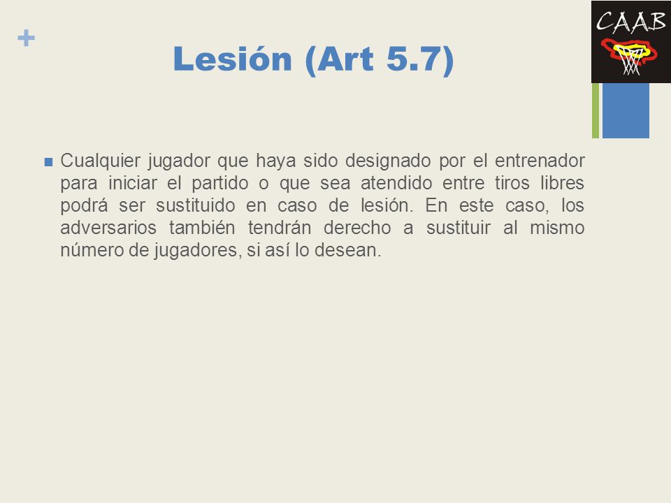 Lesión (Art 5.7)
