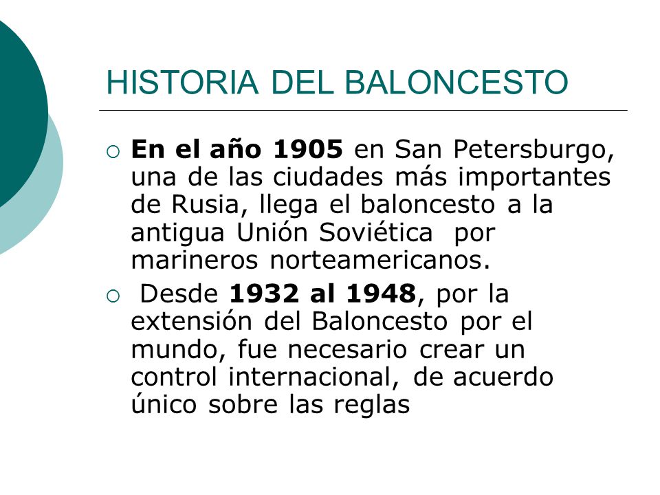 HISTORIA DEL BALONCESTO. - ppt video online descargar