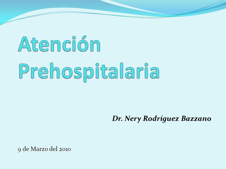 Atención Prehospitalaria