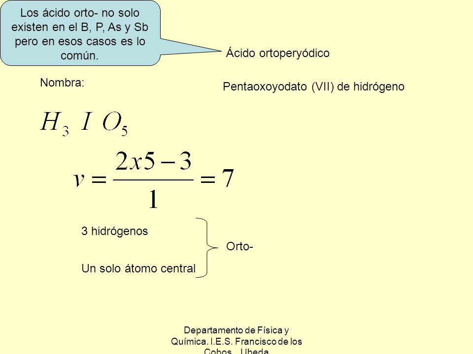 Departamento de Física y Química. I.E.S. Francisco de los Cobos. Ubeda
