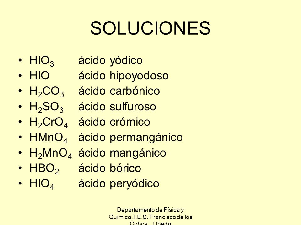 Departamento de Física y Química. I.E.S. Francisco de los Cobos. Ubeda