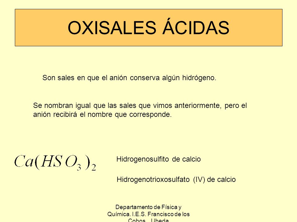 Departamento de Física y Química. I.E.S. Francisco de los Cobos. Ubeda