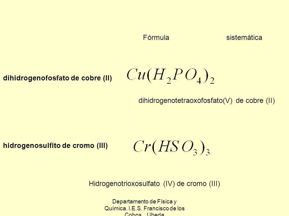 Departamento de Física y Química. I.E.S. Francisco de los Cobos. Ubeda