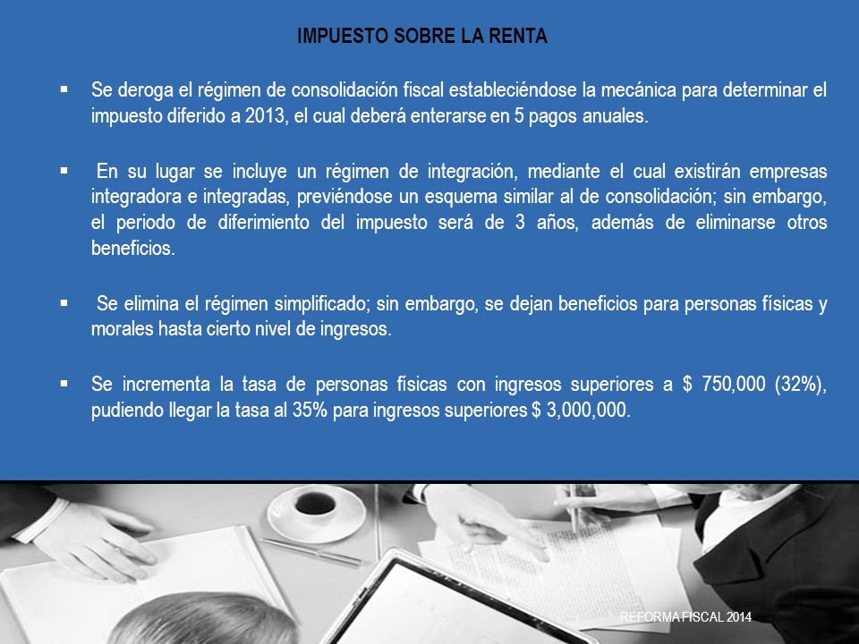 IMPUESTO SOBRE LA RENTA
