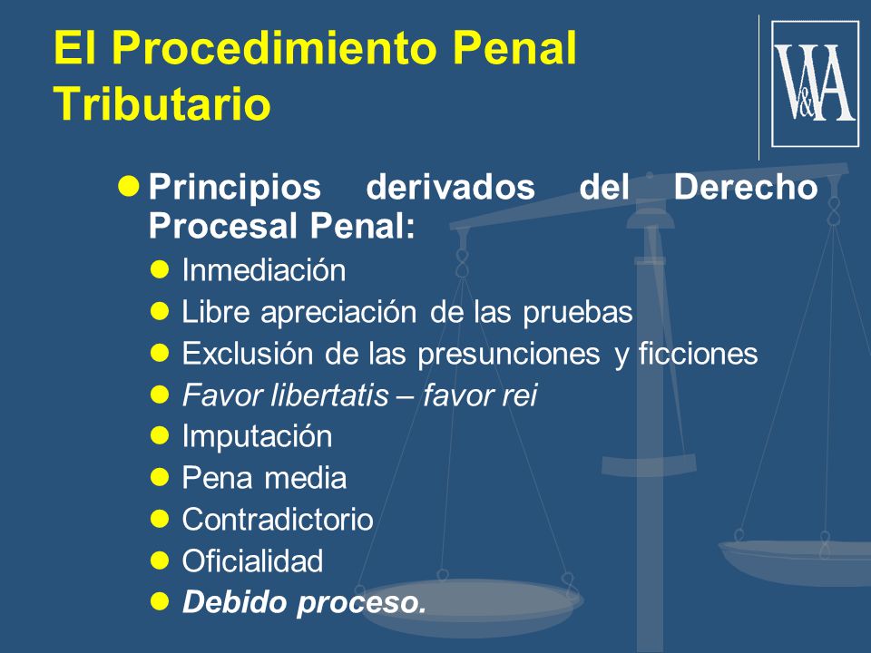 El Procedimiento Penal Tributario
