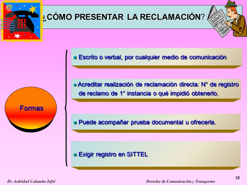 ¿CÓMO PRESENTAR LA RECLAMACIÓN