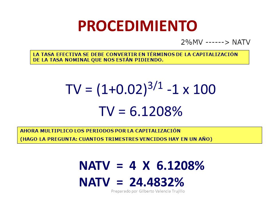 Preparado por Gilberto Valencia Trujillo
