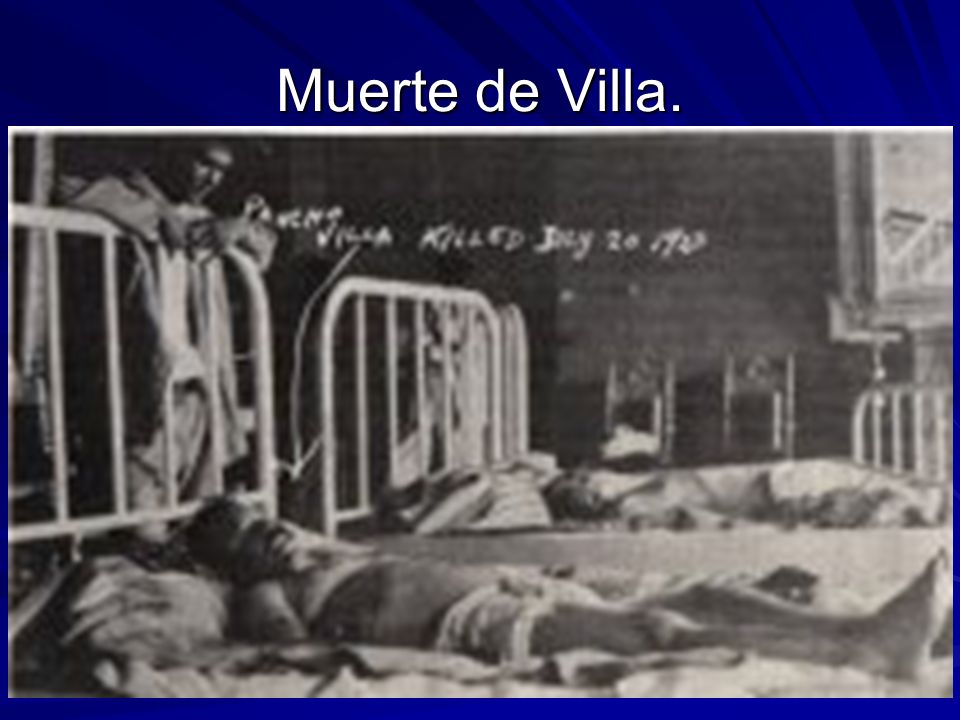 Muerte de Villa.