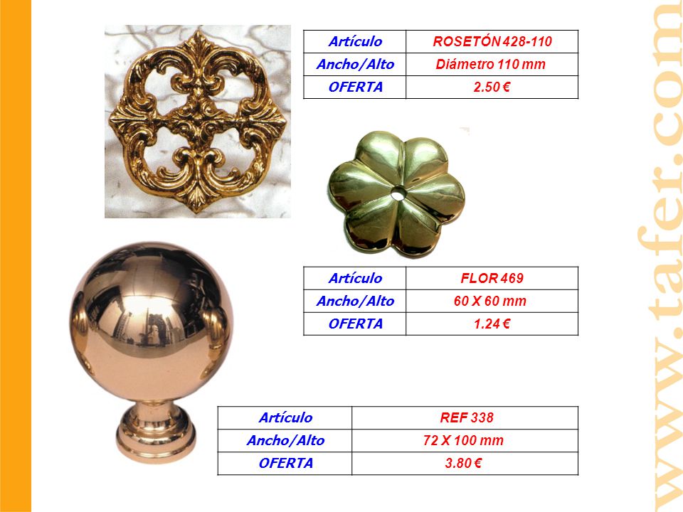 Artículo ROSETÓN Ancho/Alto. Diámetro 110 mm OFERTA € Artículo. FLOR 469. Ancho/Alto.