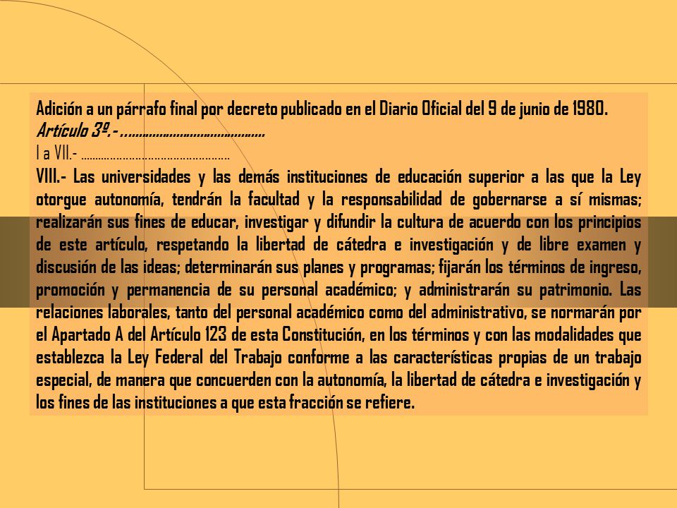 Adición a un párrafo final por decreto publicado en el Diario Oficial del 9 de junio de 1980.