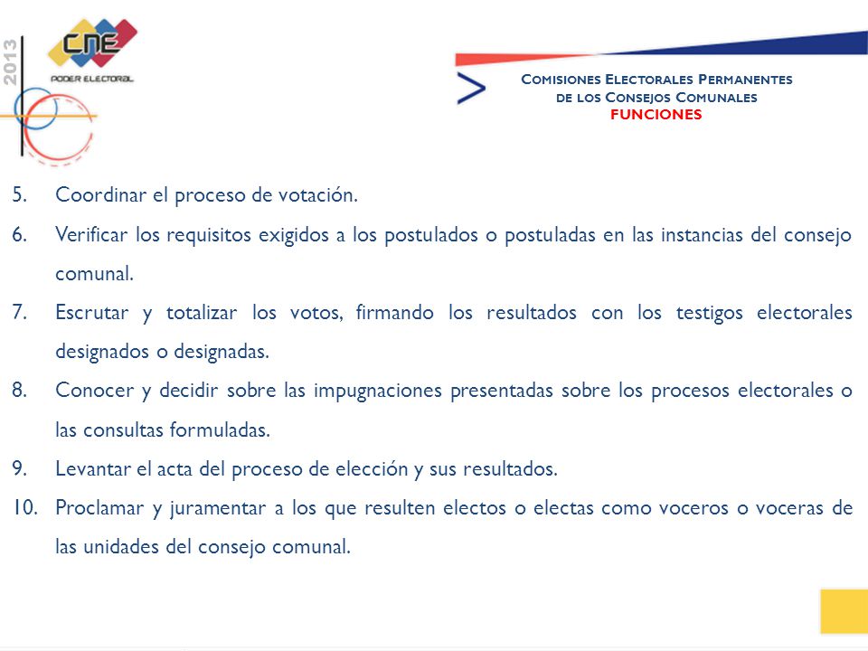 Comisiones Electorales Permanentes de los Consejos Comunales