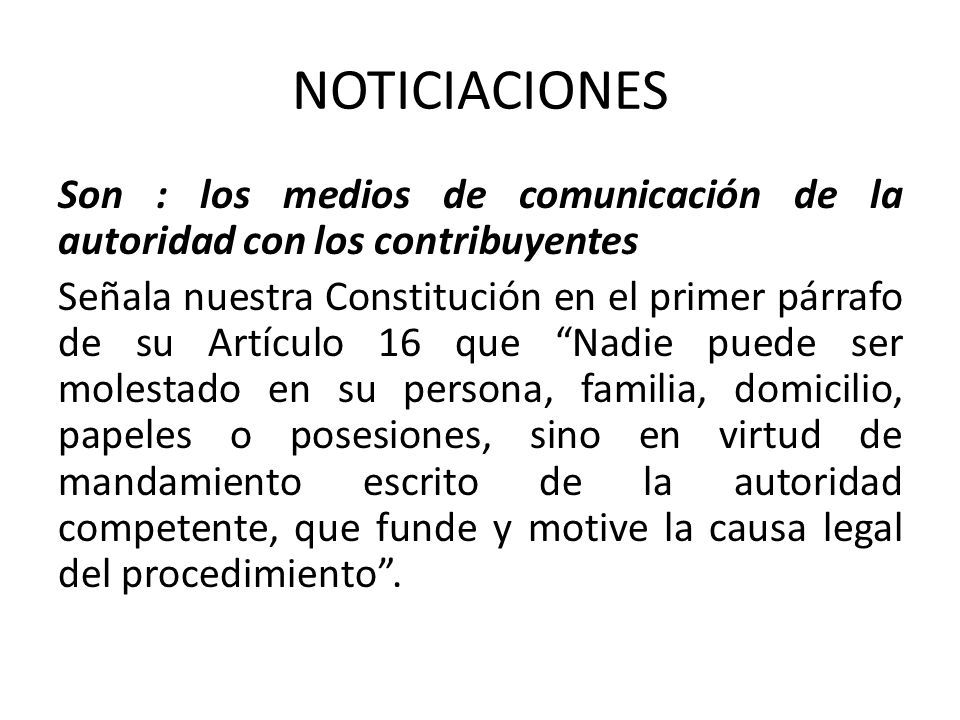 NOTICIACIONES