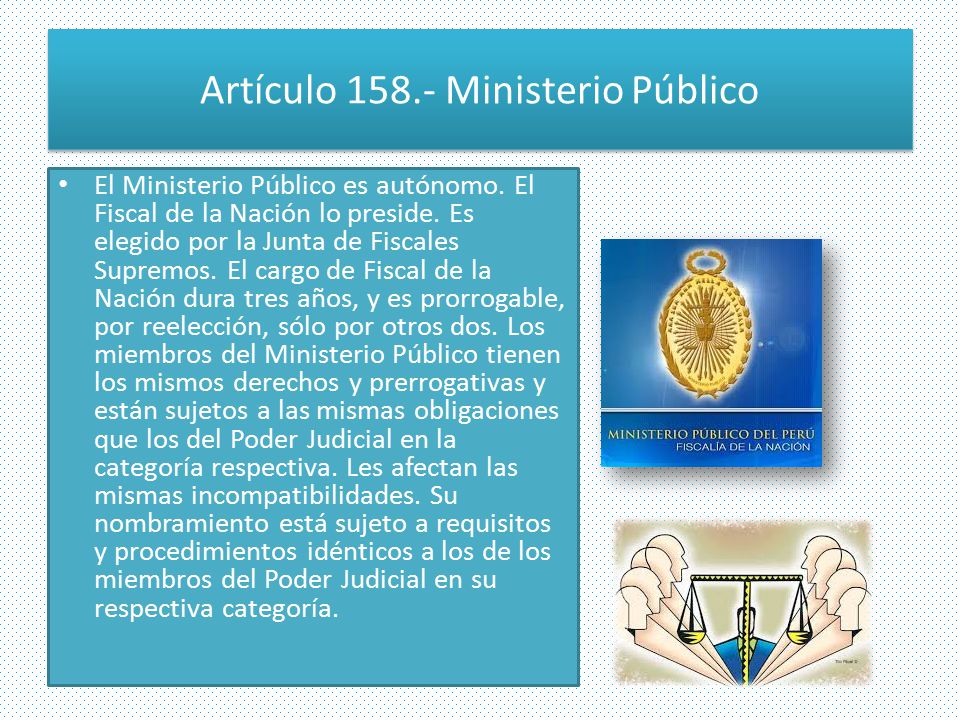 Artículo Ministerio Público
