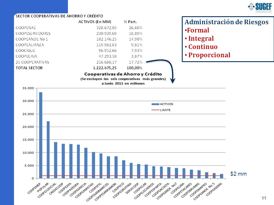 Administración de Riesgos Formal Integral Continuo Proporcional